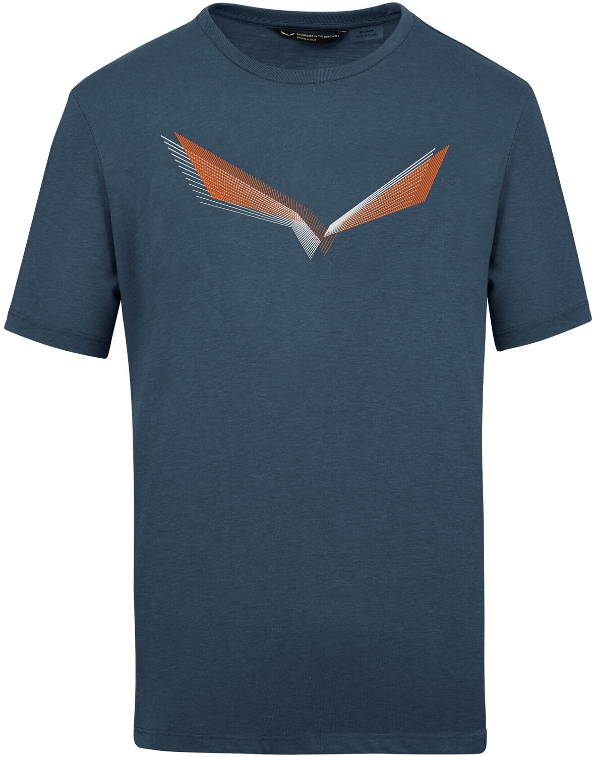 Salewa Lines Graphic Dry Men's T-Shirt premium navy melange