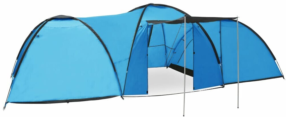 vidaXL Igloo Tent 8P blue