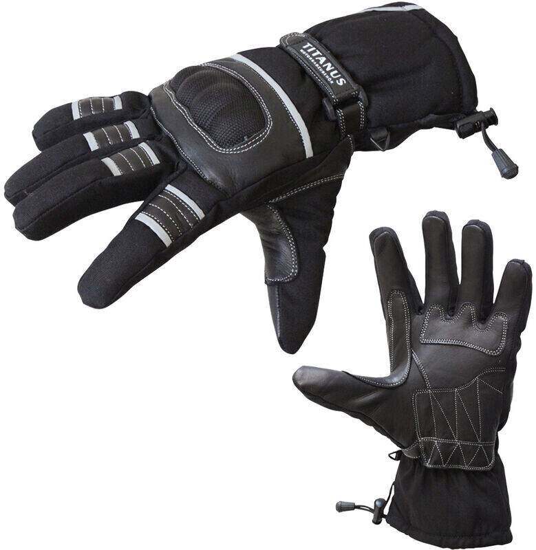 Motorrad-Handschuhe Summer II – Braun, Aus Leder, Mit Protektoren An Knöcheln & Fingern, Perforiert Für Sommer, Größe XXL