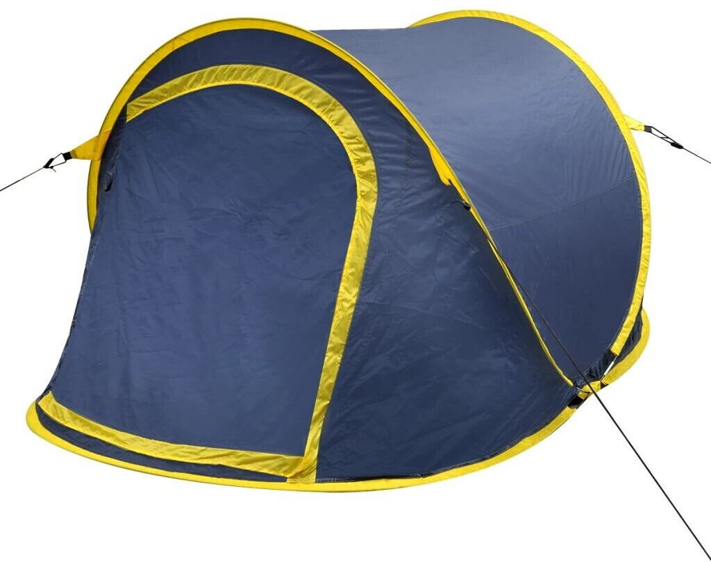 vidaXL Pop Up Tent 2P blue/yellow