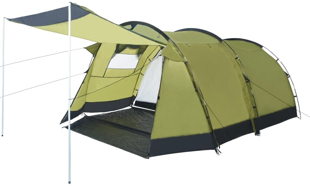 vidaXL Tunnel Tent 4P green