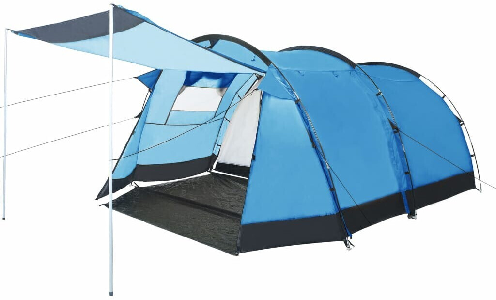 vidaXL Tunnel Tent 4P blue
