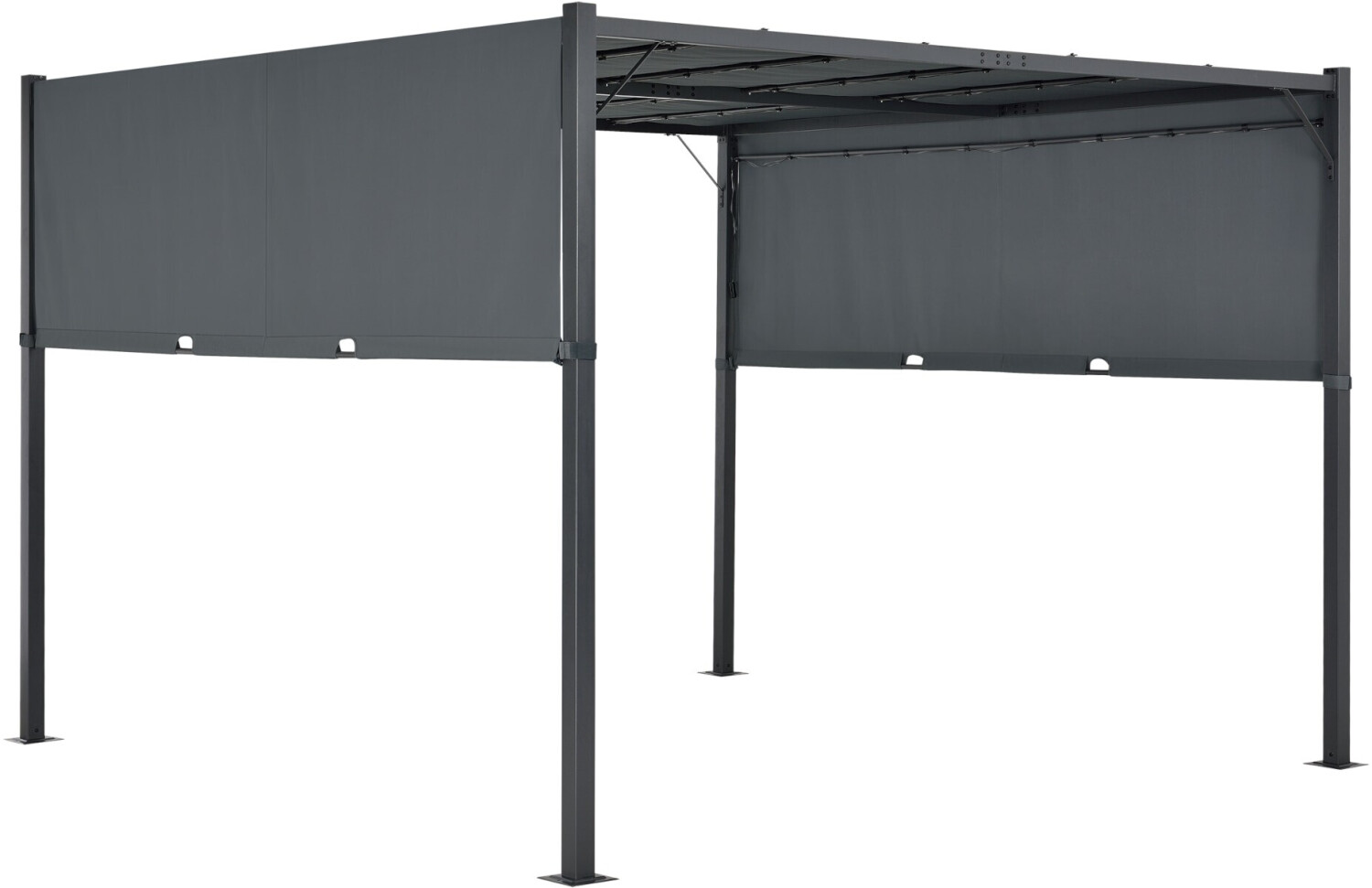 en.casa Fortaleza 300 x 300 cm dark grey (74803529)
