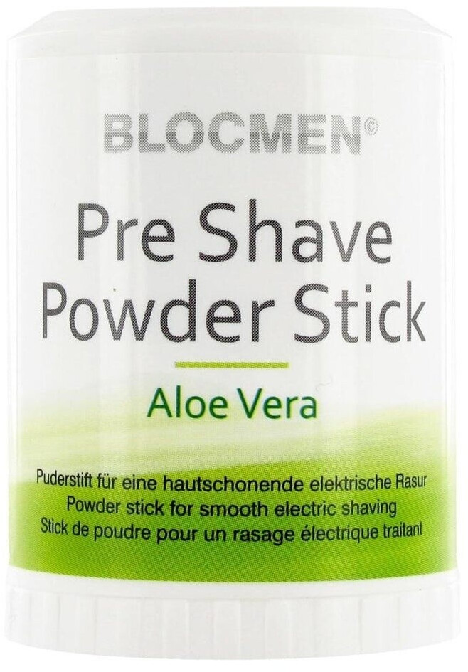 BlocMen Aloe Vera Pre Shave Powder Stick (60g)