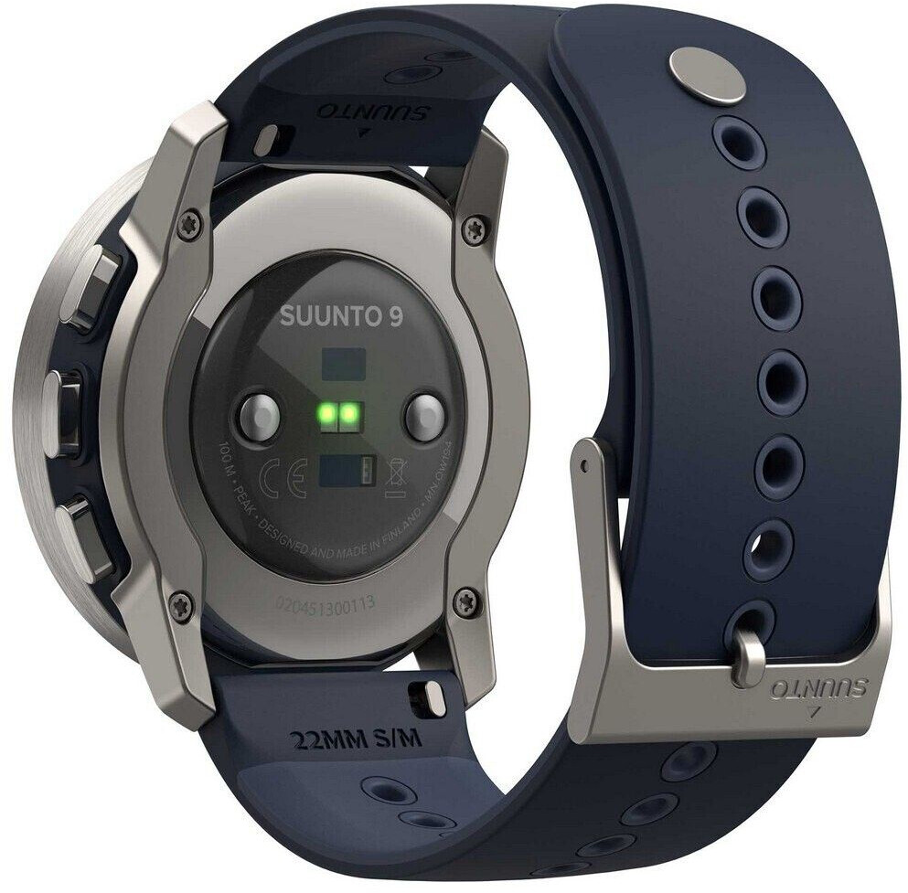 Suunto 9 Peak Granite Blue Titanium ZH - Ultra thin, small, tough GPS  sports watch