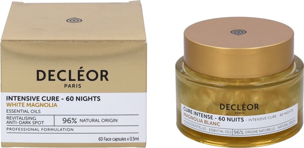 Décleor Cuire Intense 60 Nuits - Capsules Magnolia Blanc - Anti-taches, éclat - Neuf
