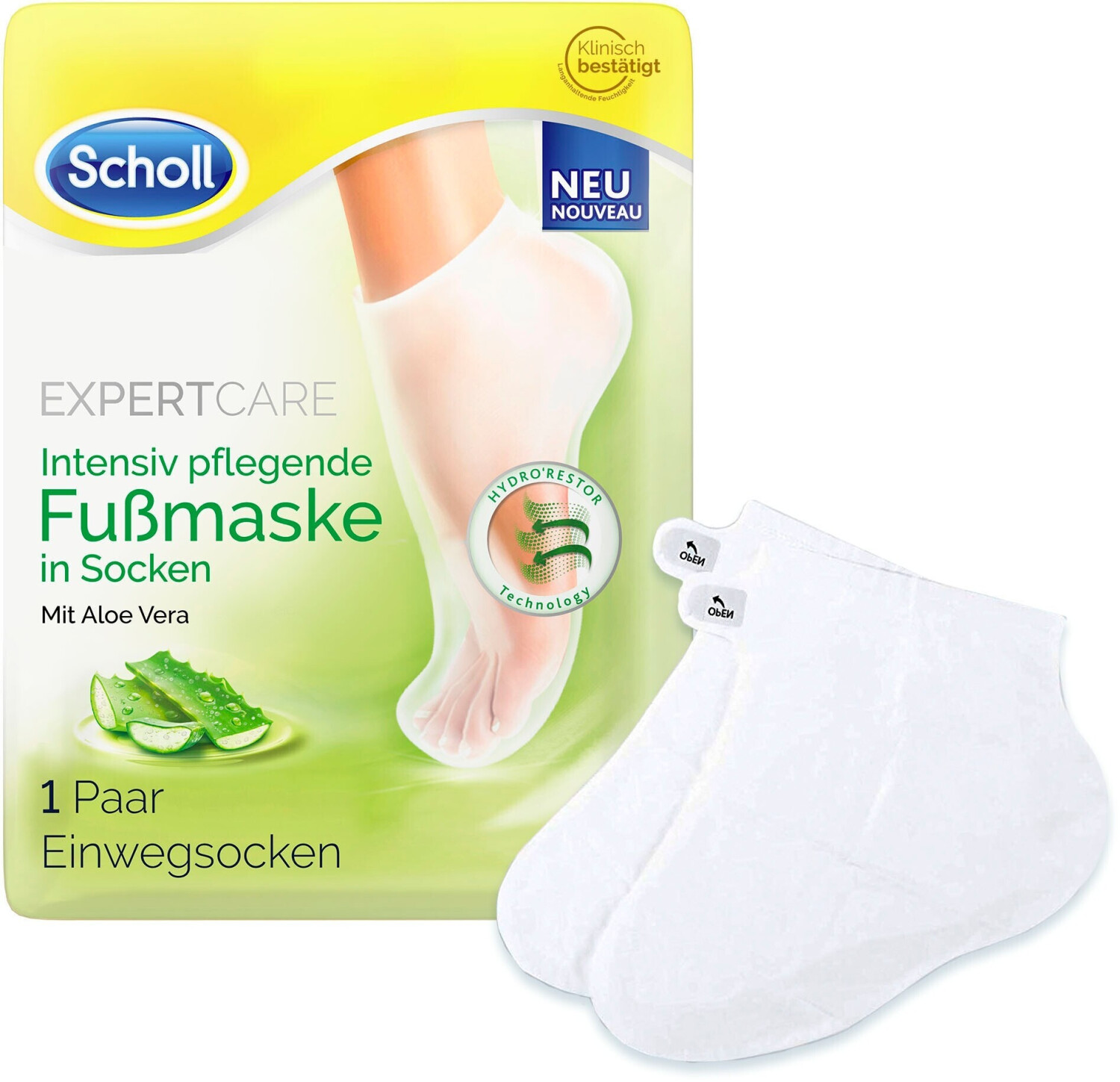 in € | Scholl 4,39 (2Stk.) pflegende Intensiv Fußmaske Socken ab bei Preisvergleich