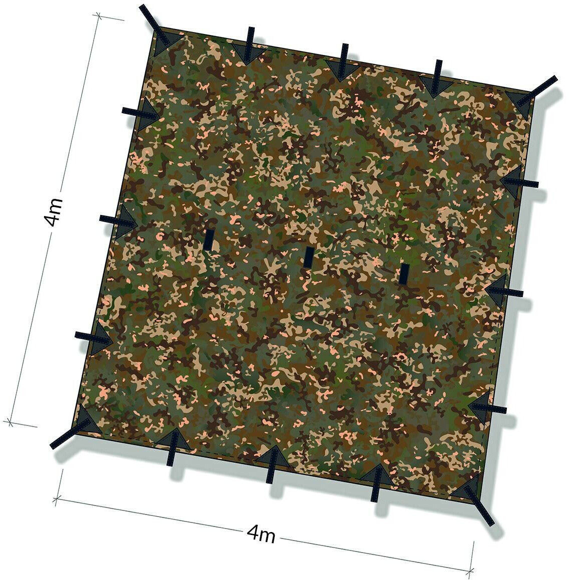 DD Hammocks DD Tarp 4x4 multicam