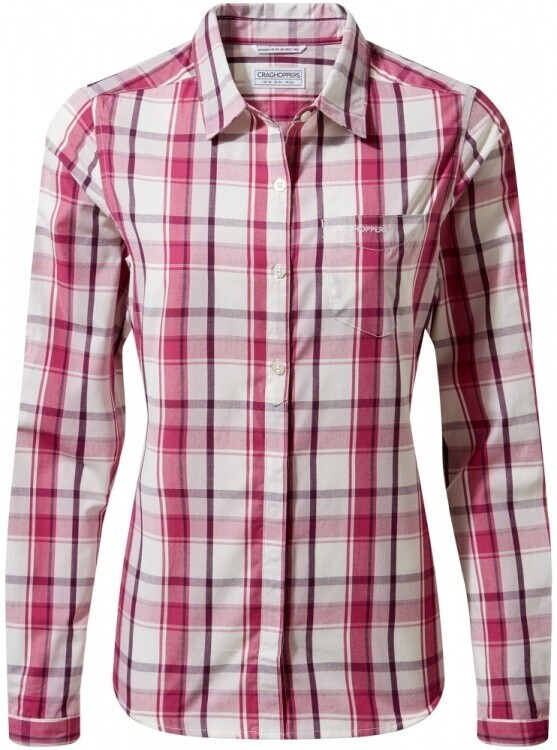 Craghoppers Femme Kiwi II Chemise À Manches Longues pour Hiking Shirt, Sable du Désert, 38 EU