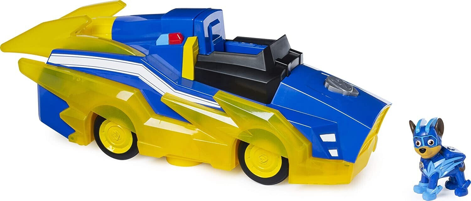 Spin Master PAW Patrol Mighty Pups Charged Up Chase Transforming Deluxe Vehicle with Lights and Sounds