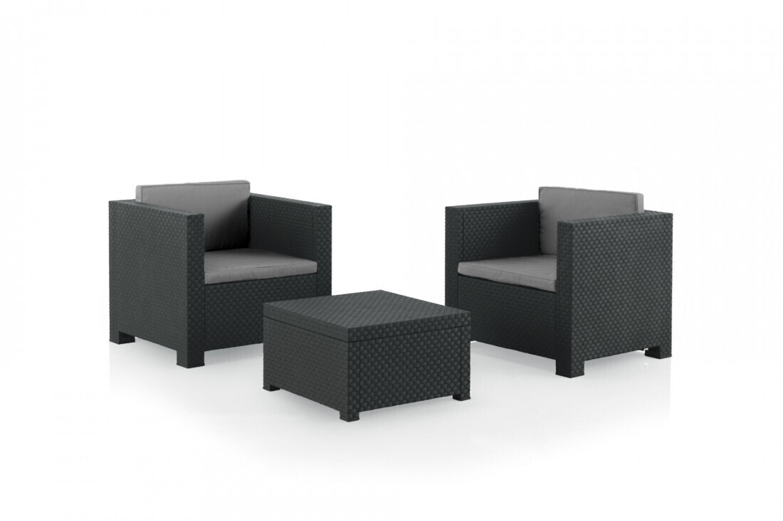 Best mobilier Salon bas de jardin 2 places Figari