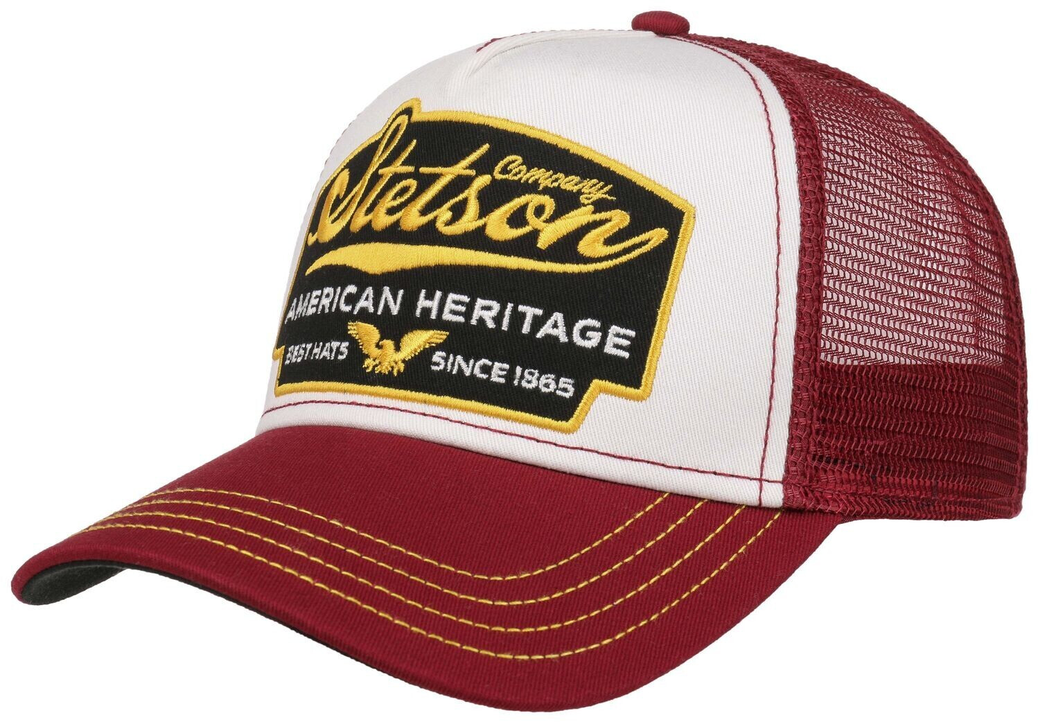 Stetson American Heritage Trucker Cap bordeaux