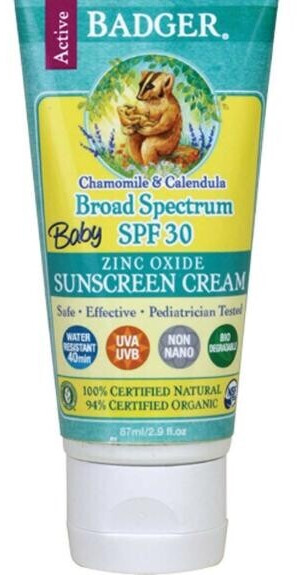 Badger Crème solaire bébé large SPF 30 (87 ml)