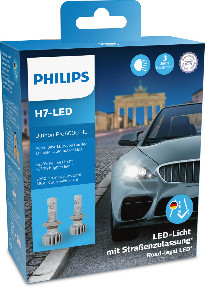 Philips Ultinon Pro6000 HL H7-LED au meilleur prix sur