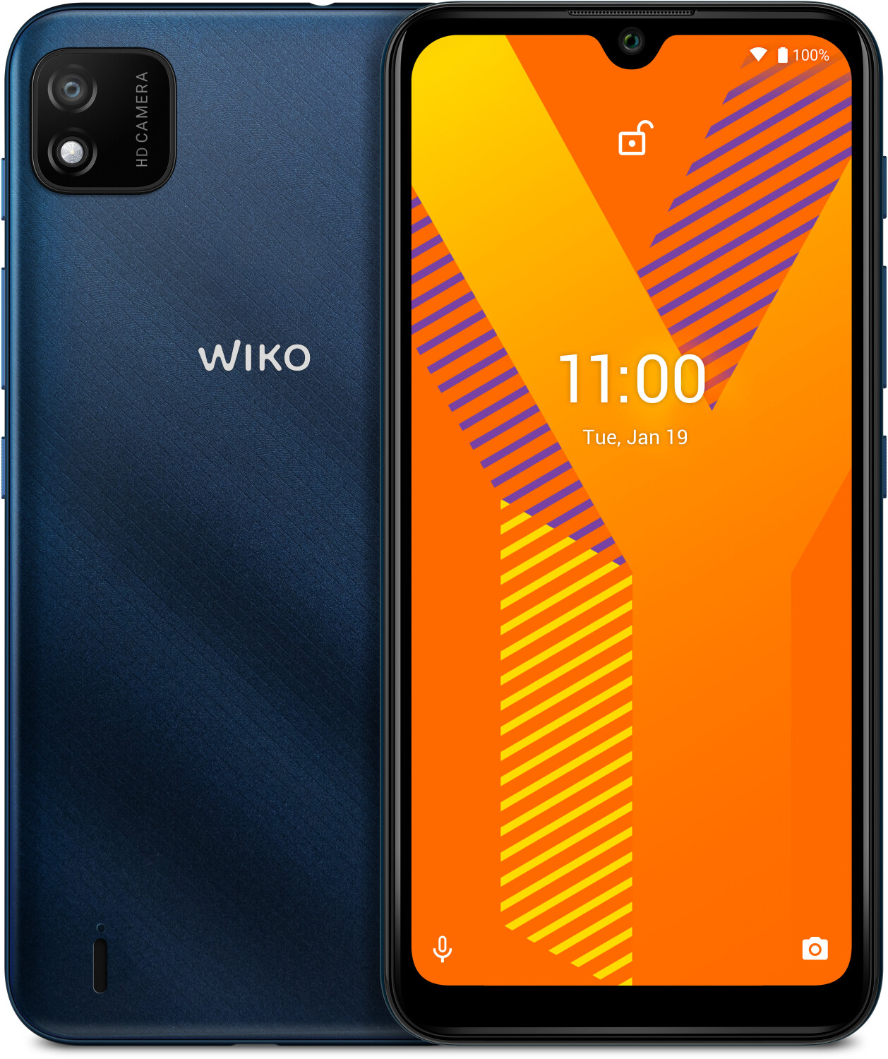 Wiko Y62 bleu foncé