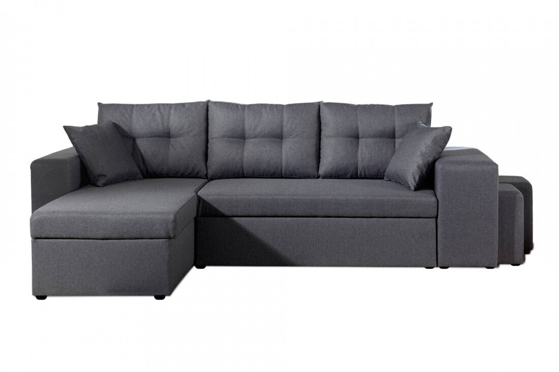 Best mobilier Canapé d'angle réversible California gris