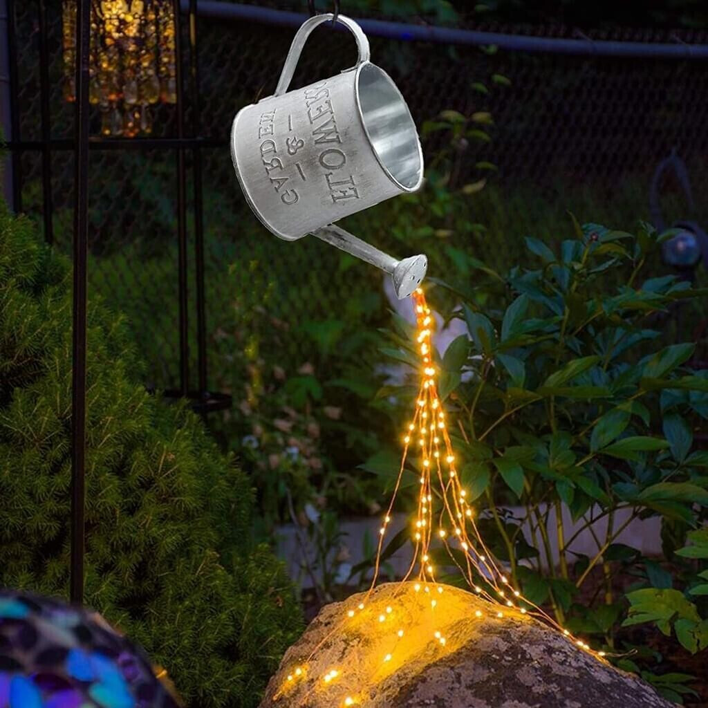 Haobuy LED Dekoleuchte Gießkanne mit Lichterkette (7654234) ab 9,42