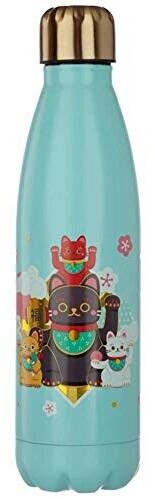 Puckator Bouteille Isolée 500 ml Lucky Cat