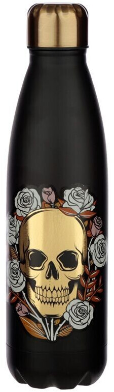 Puckator Bouteille Isolée 500 ml Crânes & Roses
