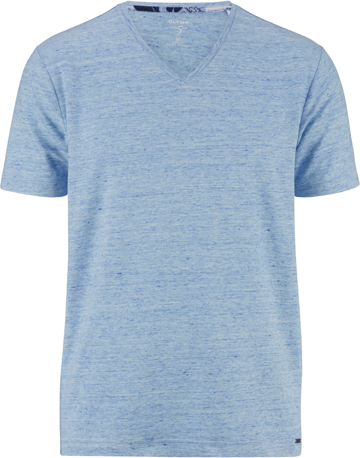 OLYMP Herren T-Shirt Level Five – Rundhals, Body Fit, Uni, Aus Nachhaltigem Material, Kurzarm