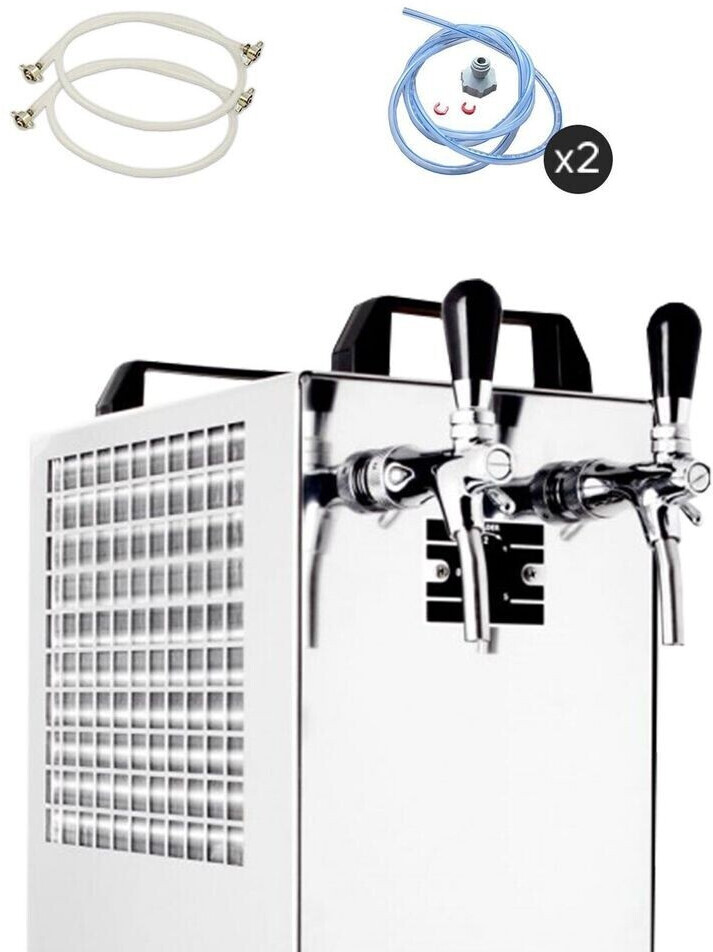 ich-zapfe Contact 40 / K Set beer dispenser 2-line Green Line combi, basket