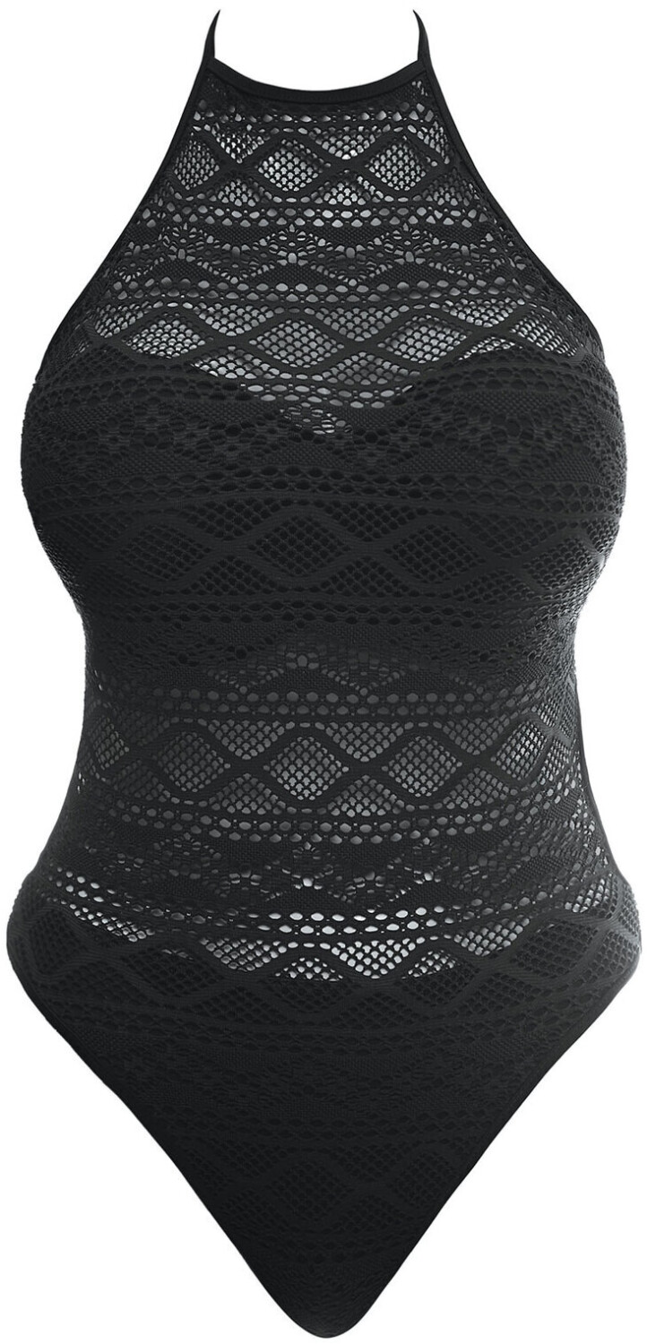 Freya Sundance High Neck Cutout Swimsuit black