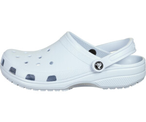 mineral blue lined crocs