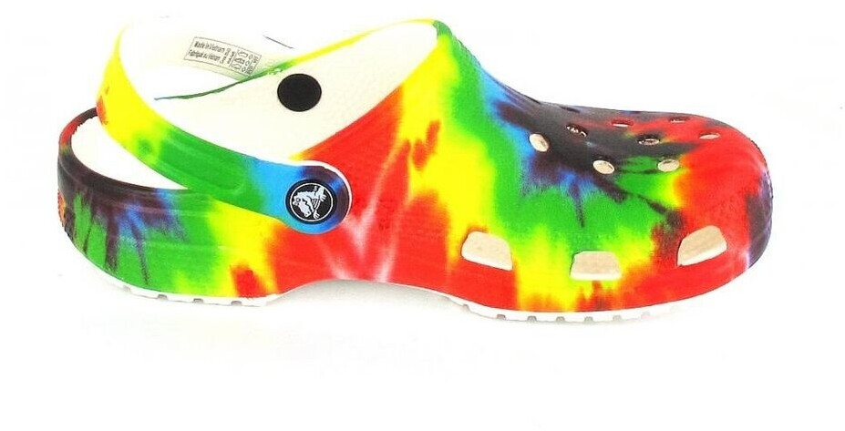 Yellow tie discount dye crocs