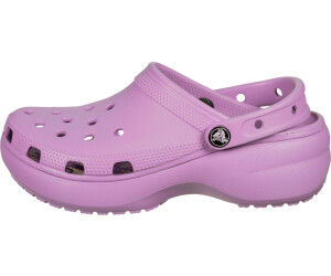 lime green platform crocs