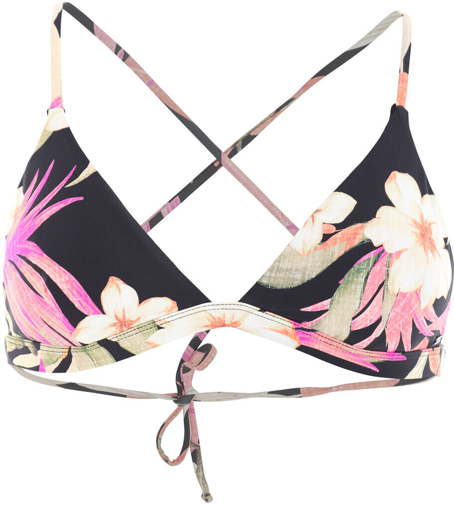 Rip Curl North Shore Cross Back Triangle Bikini Top black