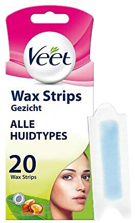 Veet Natural Inspirations bandes de cire visage (20 pcs)