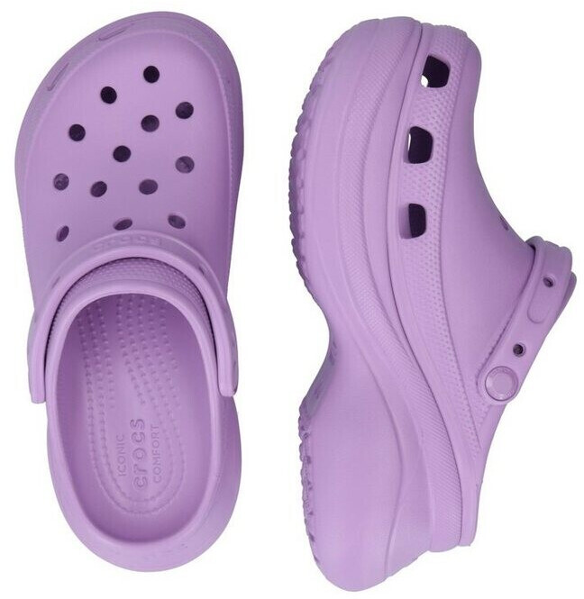 purple crocs womens