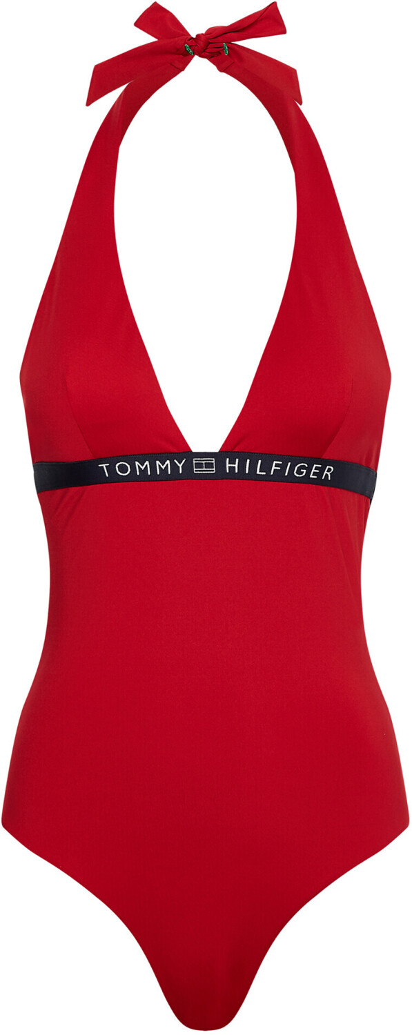 Tommy Hilfiger Logo Halter Neck OnePiece Swimsuit (UW0UW02711) ab 61
