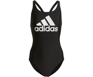 Adidas black and white swimsuit top