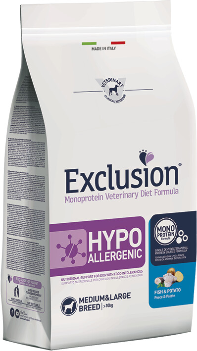 Exclusion Mediterraneo Adult Medium Breed Fish& Potatoes (12,5 kg)