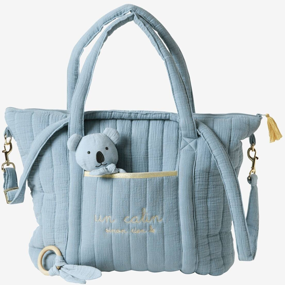 Vertbaudet Diaper Bag Plume - blue