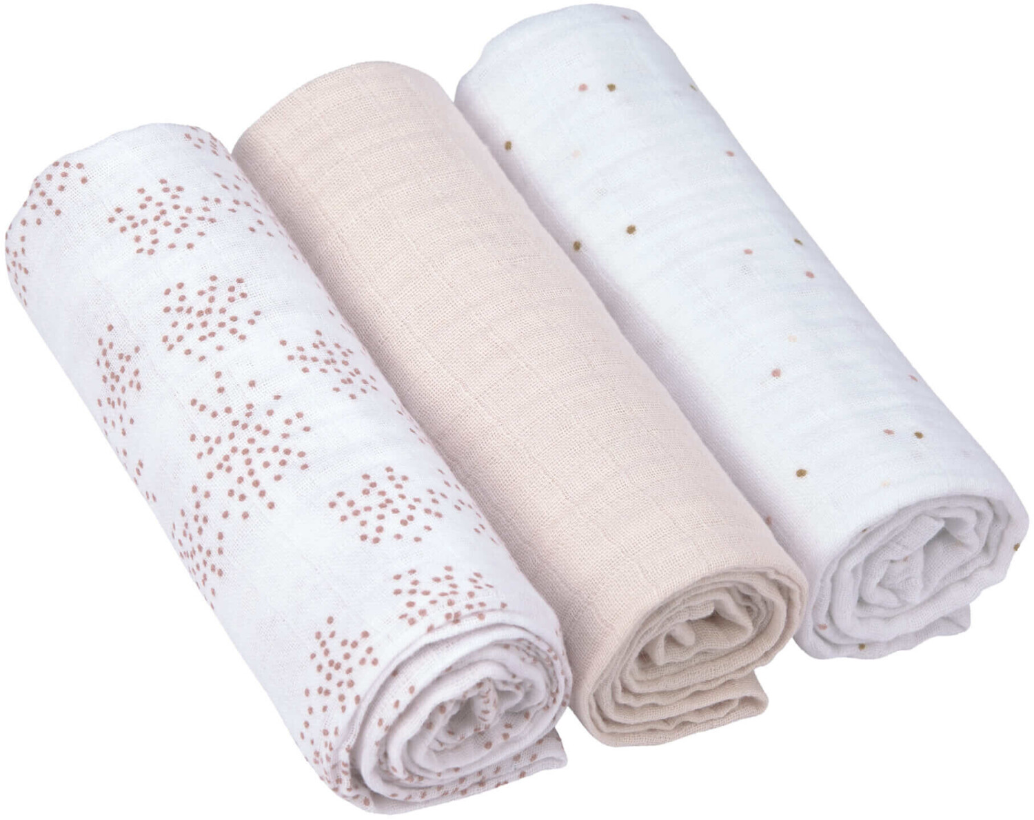 Lässig Swaddle & Burp Blanket L - About Friends Chinchilla
