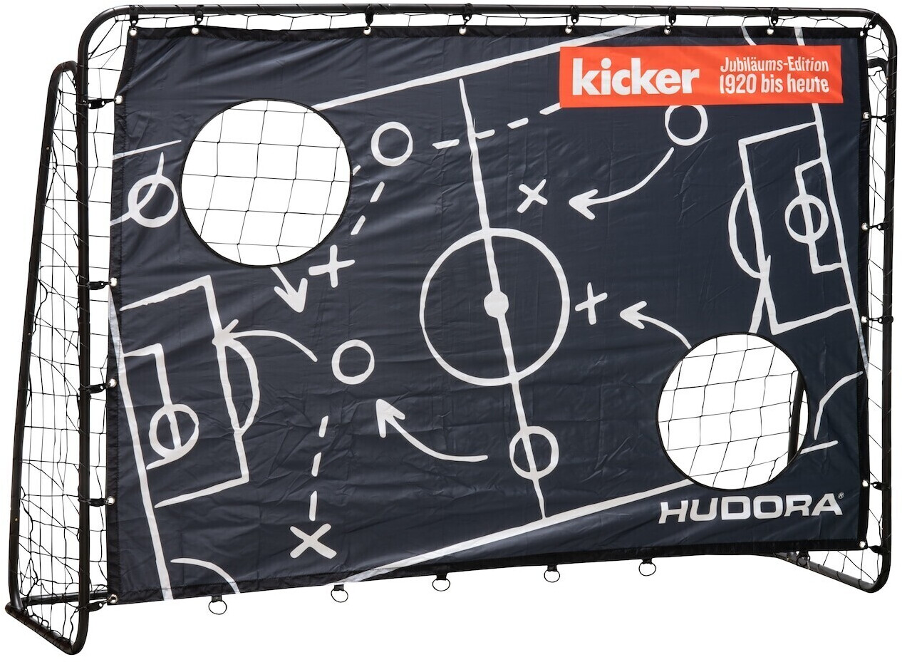 Hudora Football Goal Trainer with Goal Wall kicker Edition