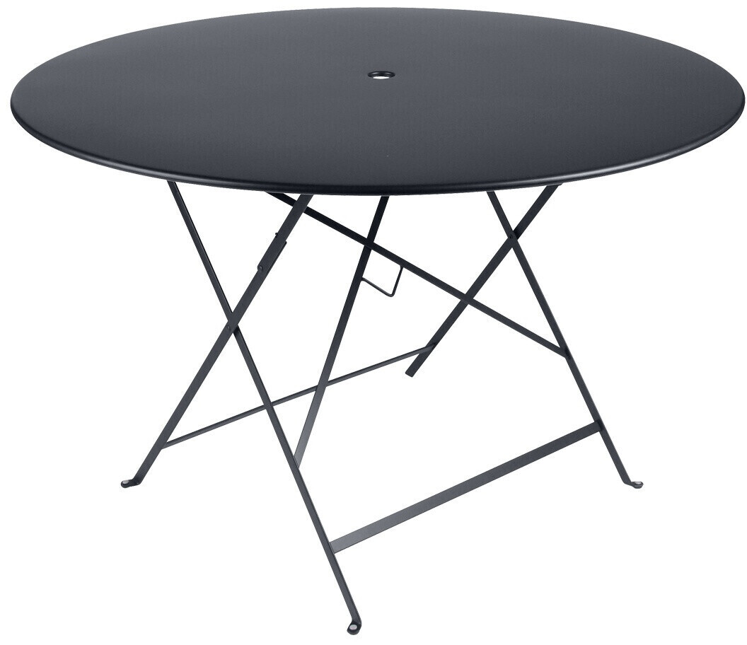Fermob Table ronde pliante Bistro 117 cm réglisse