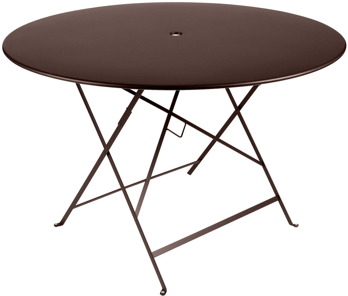 Fermob Table ronde pliante Bistro 117 cm rouille