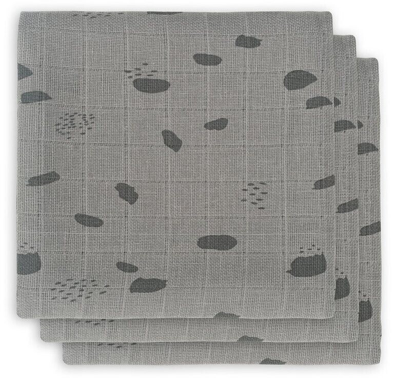 Jollein Gauze diapers (70 x 70 cm) pack of 3 Spot storm grey