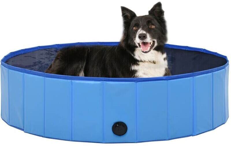 vidaXL Foldable Doggy Pool 120x30cm Blue