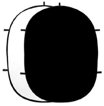 StudioKing Background Board 240x240cm Black/White