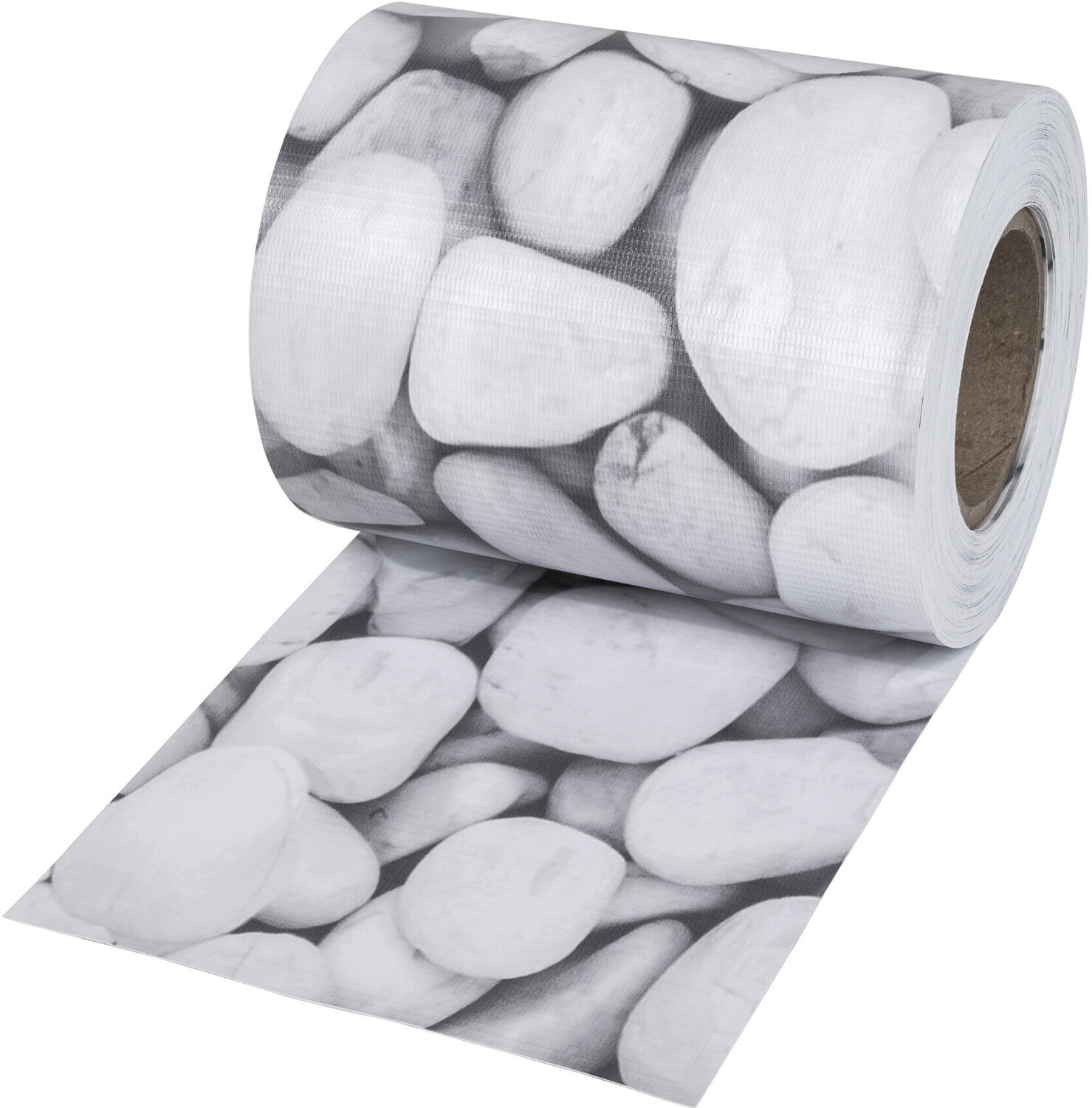 TecTake PVC Pricacy Screen 19 cm x 35 m Marble Gravel