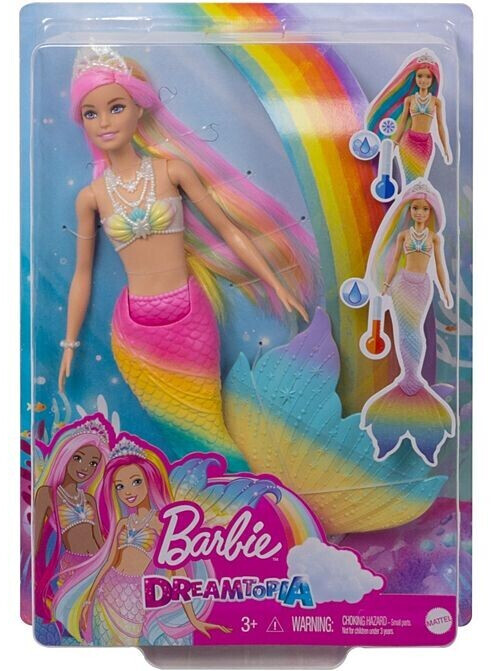 Barbie Mermaid Doll Rainbow Magic GTF89 Les Soldes arrivent le 8 janvier 2025 idealo
