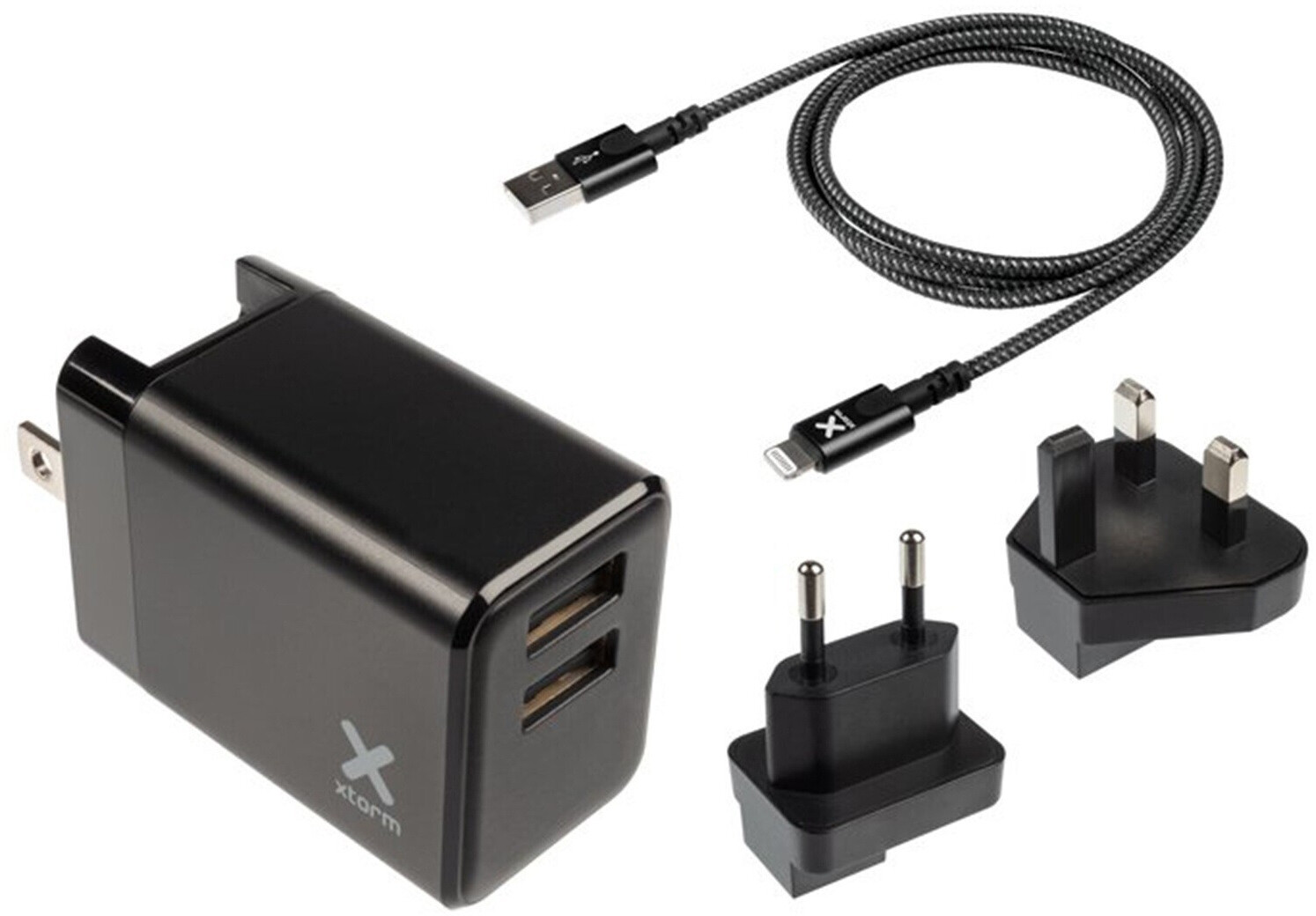 Xtorm XA012 - Volt Travel Charger 2x USB + Lightning cable