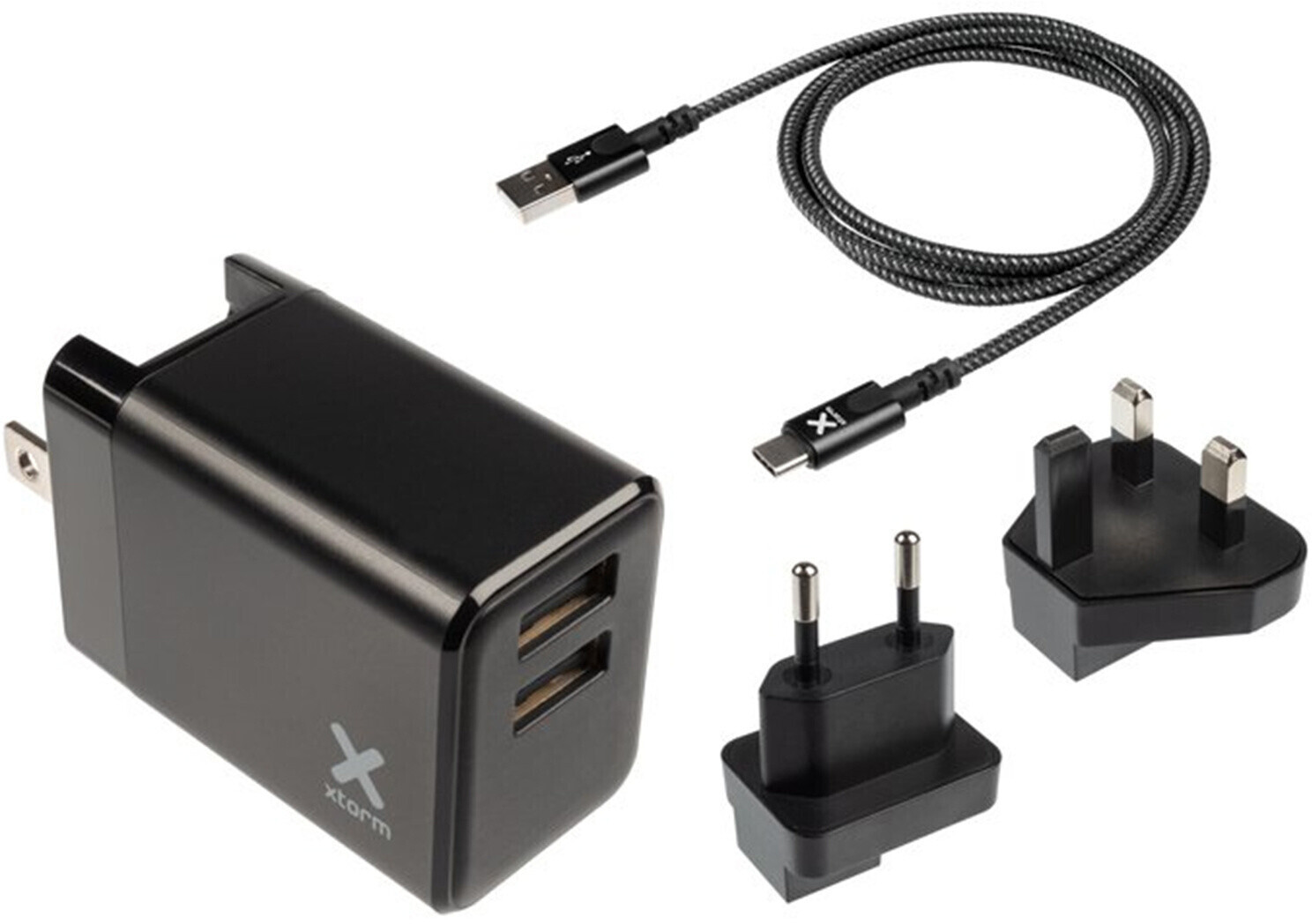 Xtorm XA011 - Volt Travel Charger 2x USB + USB-C cable