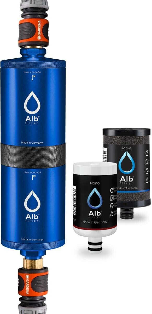 AlbMobil Fusion Active & Nano, drinking waterfilter for camping silver