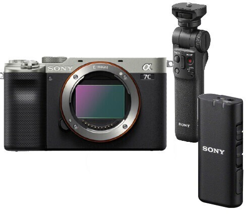 Sony Alpha 7C Body Vlog-Kit Silver