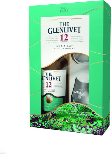 The Glenlivet 12 Jahre Double Oak 0,7l 40% Geschenkset mit 2 Tumbler